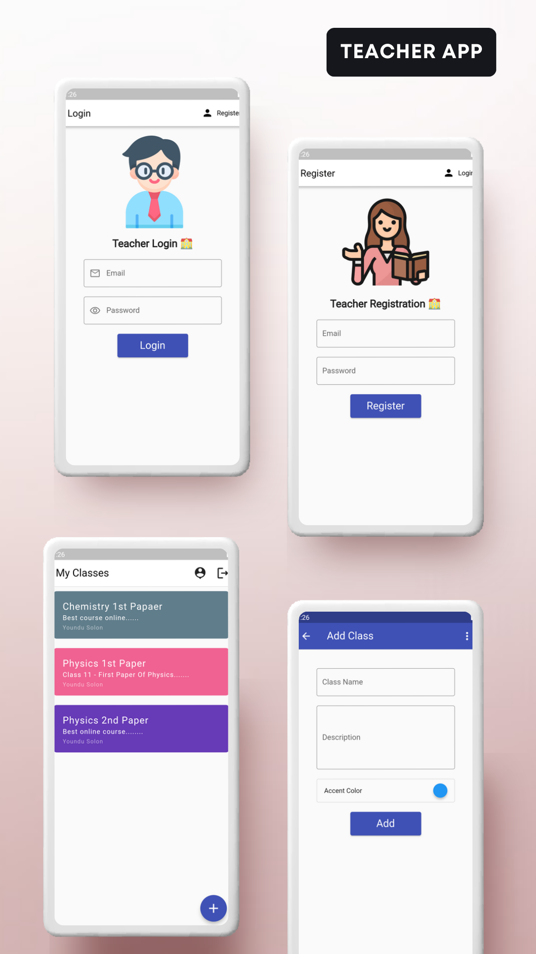 Edume v1.1 - Classroom Management Mobile System | Flutter & Firebase | Android & iOS | 2 In 1