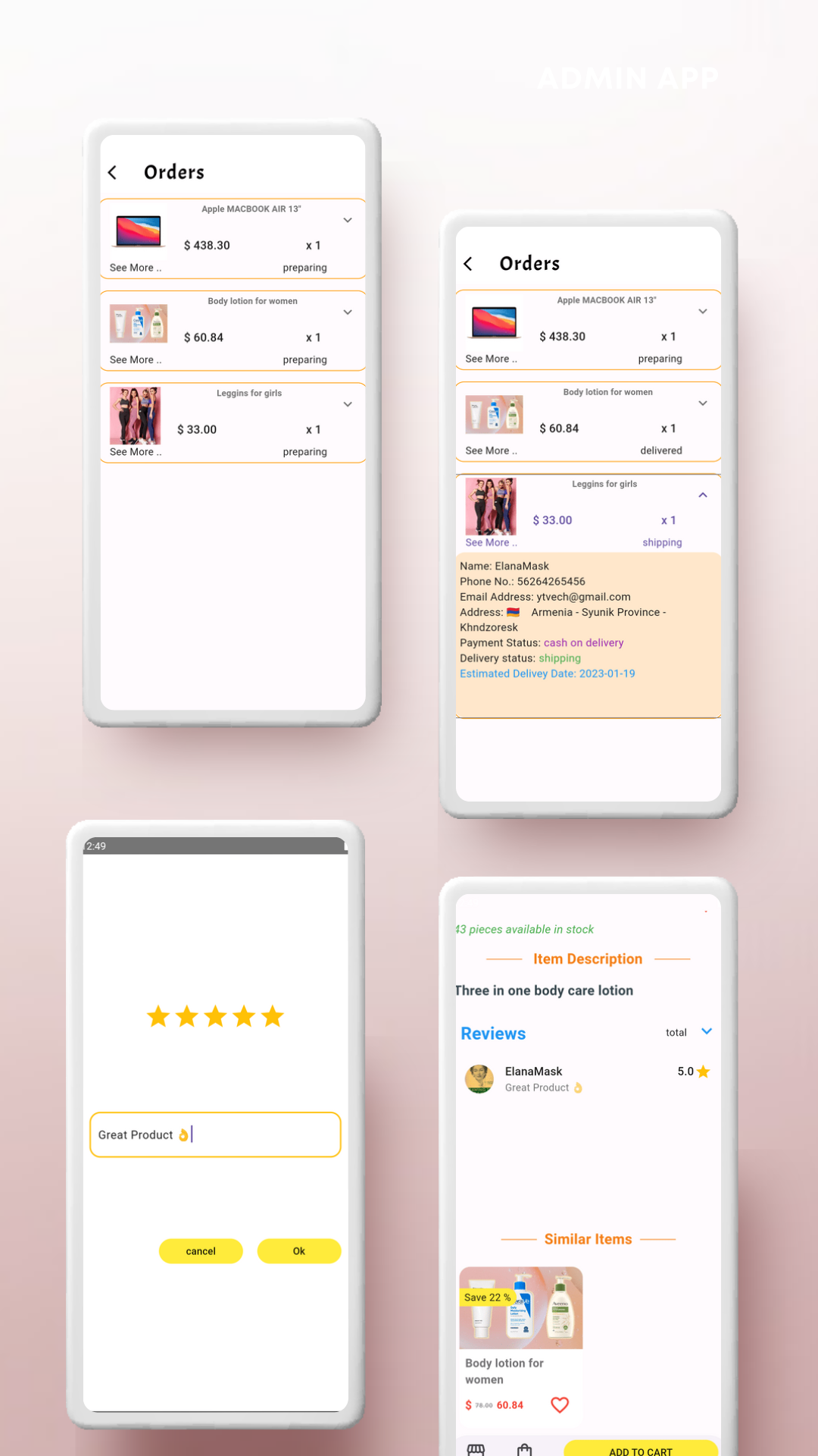 uShop v2.1 - Multi Vendor Ecommerce Mobile System With Admin App | Flutter & Firebase