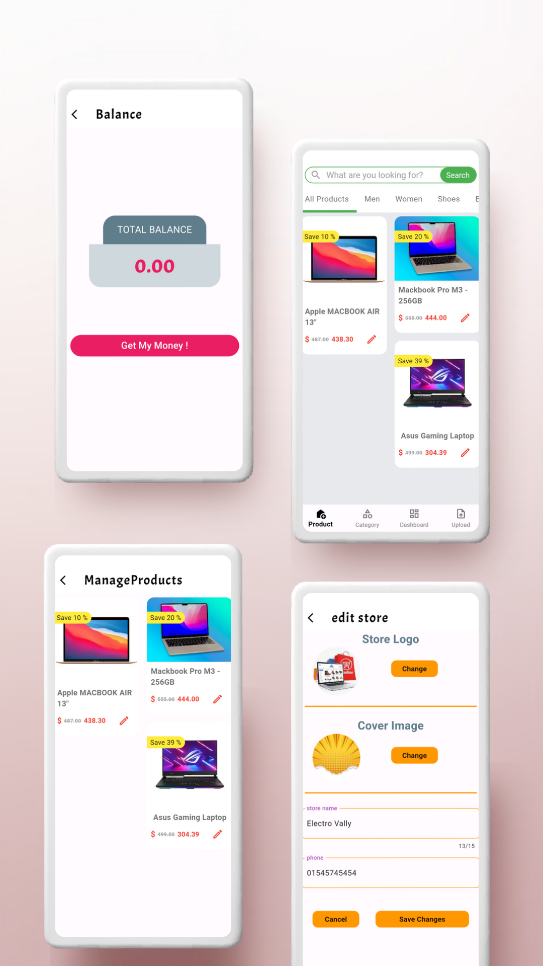 uShop v2.1 - Multi Vendor Ecommerce Mobile System With Admin App | Flutter & Firebase