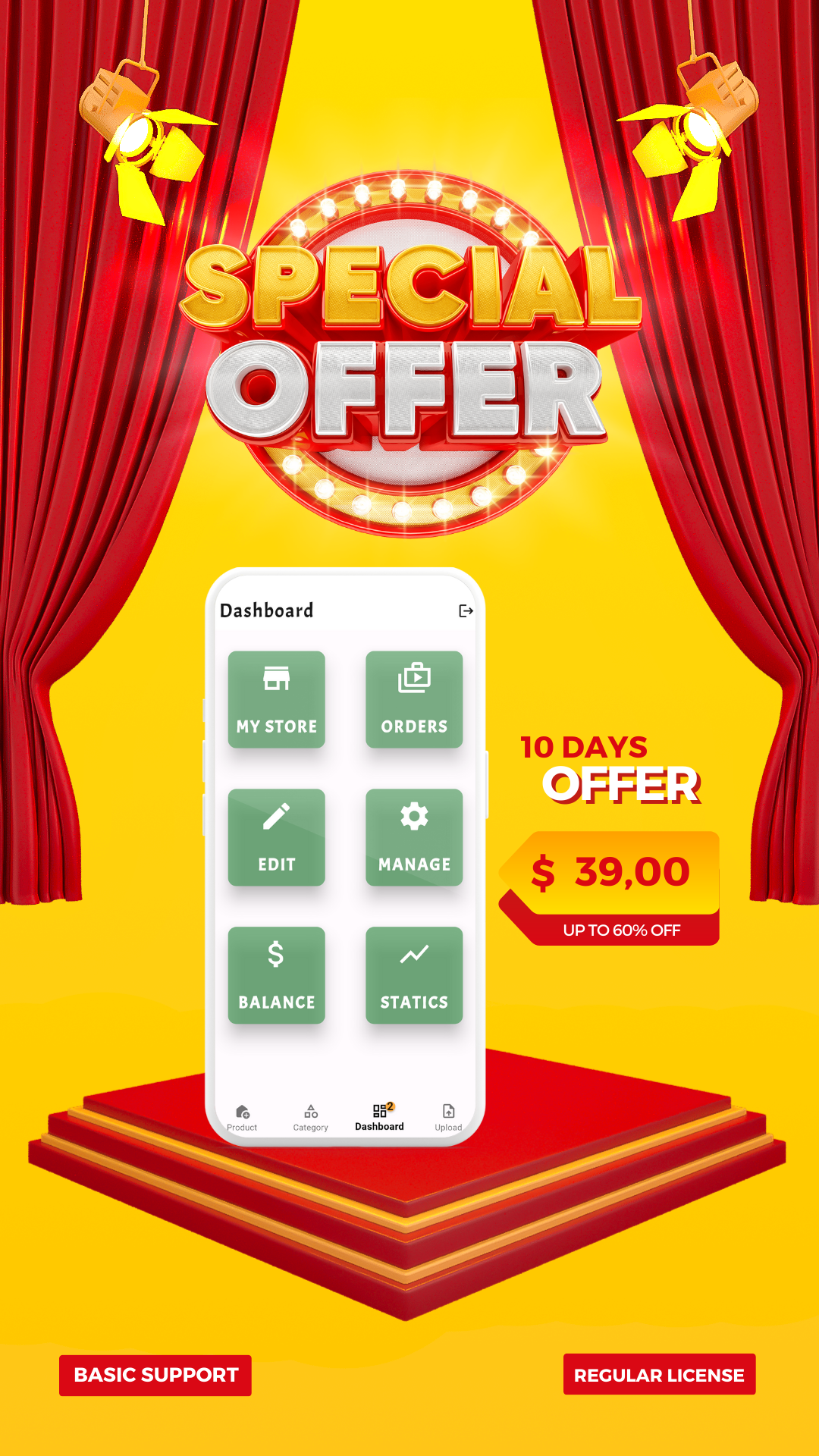 uShop v2.1 - Multi Vendor Ecommerce Mobile System With Admin App | Flutter & Firebase