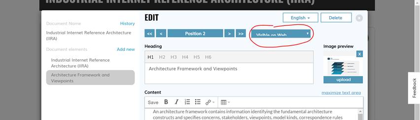 Inline editor bug with 'visible on web' dropdown text positioning ...