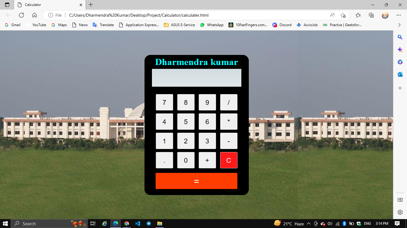 GitHub - dharmendra523/Calculator