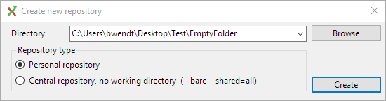 Exception when Opening New Repository with No Added Remote · Issue ...