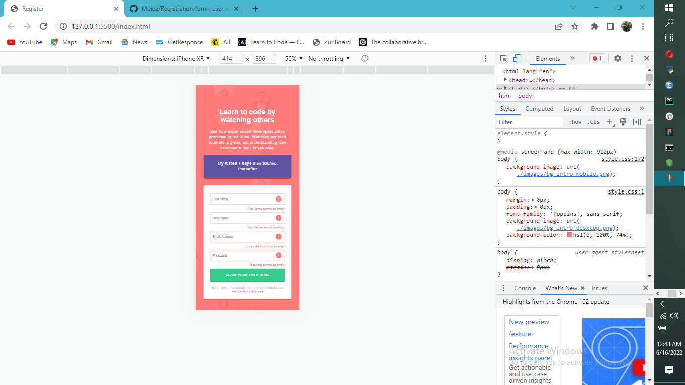 GitHub - Moidz/Registration-form-resp: responsive page, use of media ...