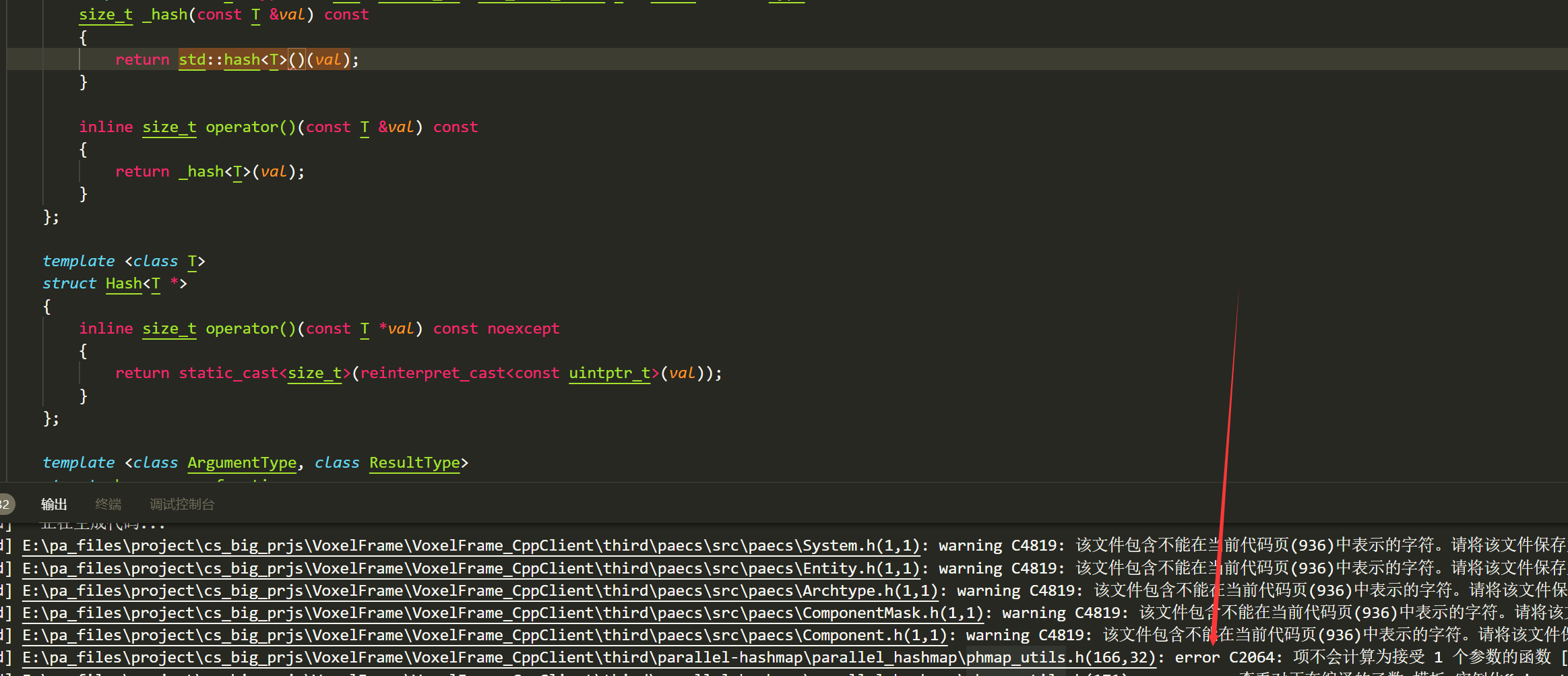 error C2064 (im using vs2019 · Issue 101 · greg7mdp/parallelhashmap