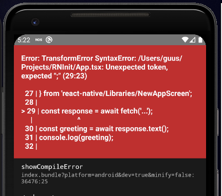 Ts 3 8 Is Used But Does Not Work Issue 130 React Native Ts 3 8 Is Used But Does Not Work Issue 130 React Native