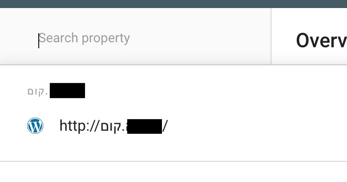 unicode added to search console