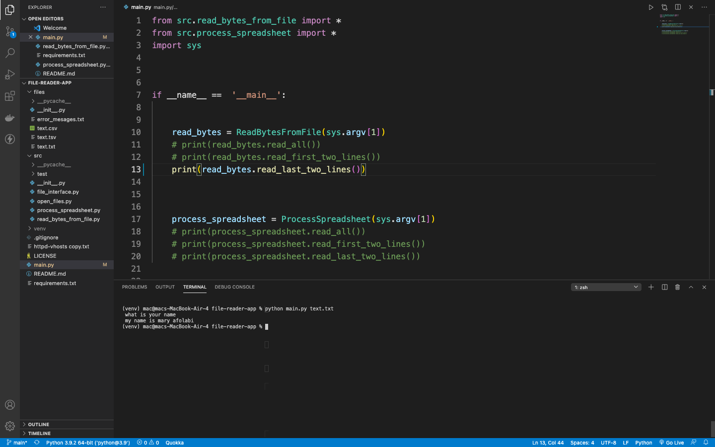 GitHub - samsonosiomwan/file-reader-app: command line application to ...