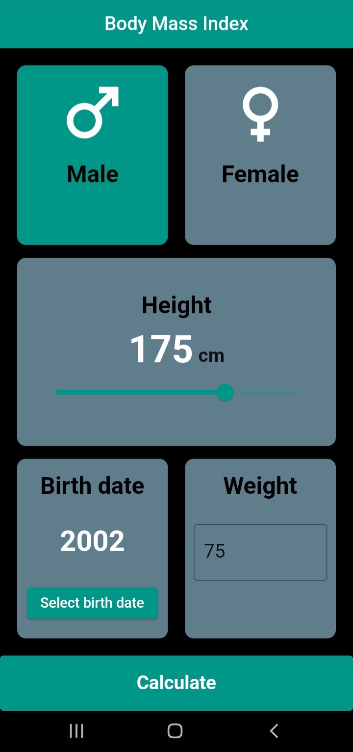 GitHub ZaidR/BMI_app