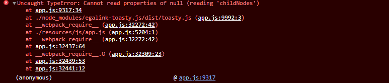 Uncaught TypeError: Cannot read properties of null (reading 'childNodes ...