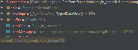 [Google_sign_in] Provide a fix so that the exceptions in `signIn ...