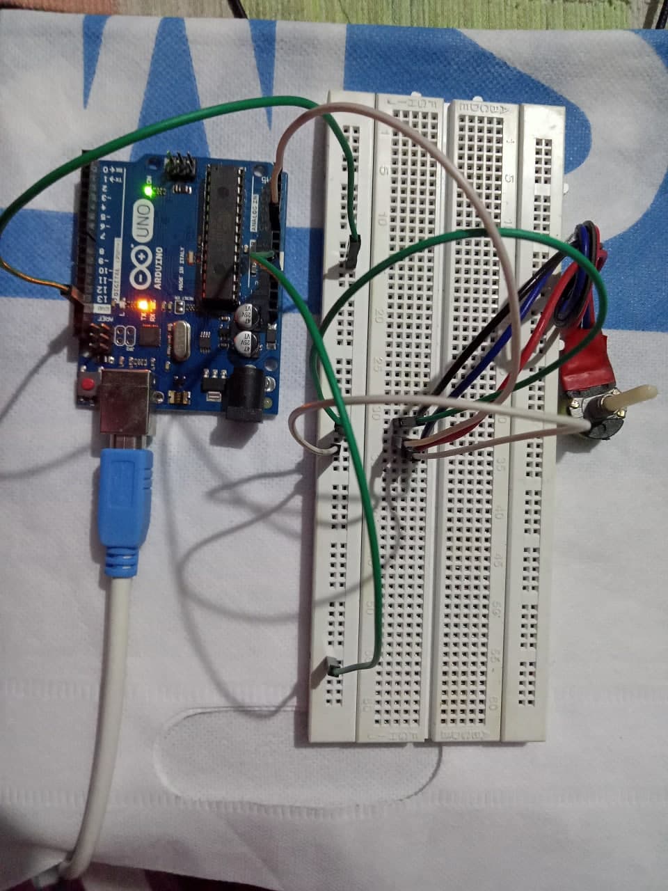 Potentiometer analog Value Reading