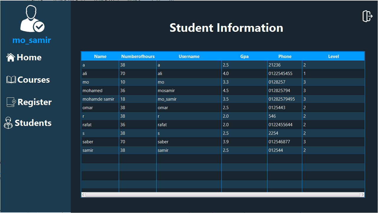 GitHub - Mohamed-samir03/Course-registration-program: Course ...