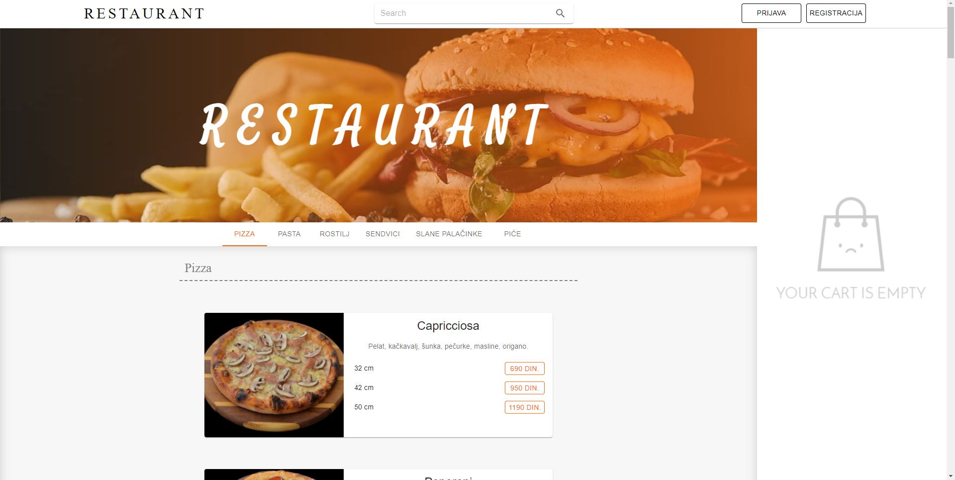 GitHub - stavramovic/restaurant