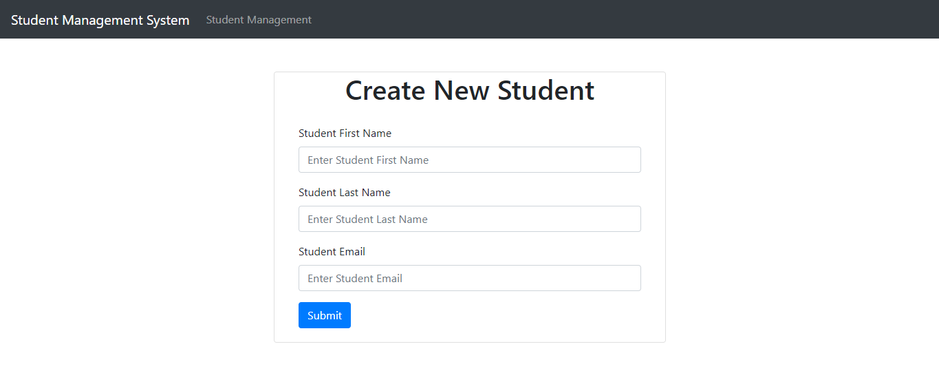 GitHub - DikaAM/student-management-system: Student Management System ...