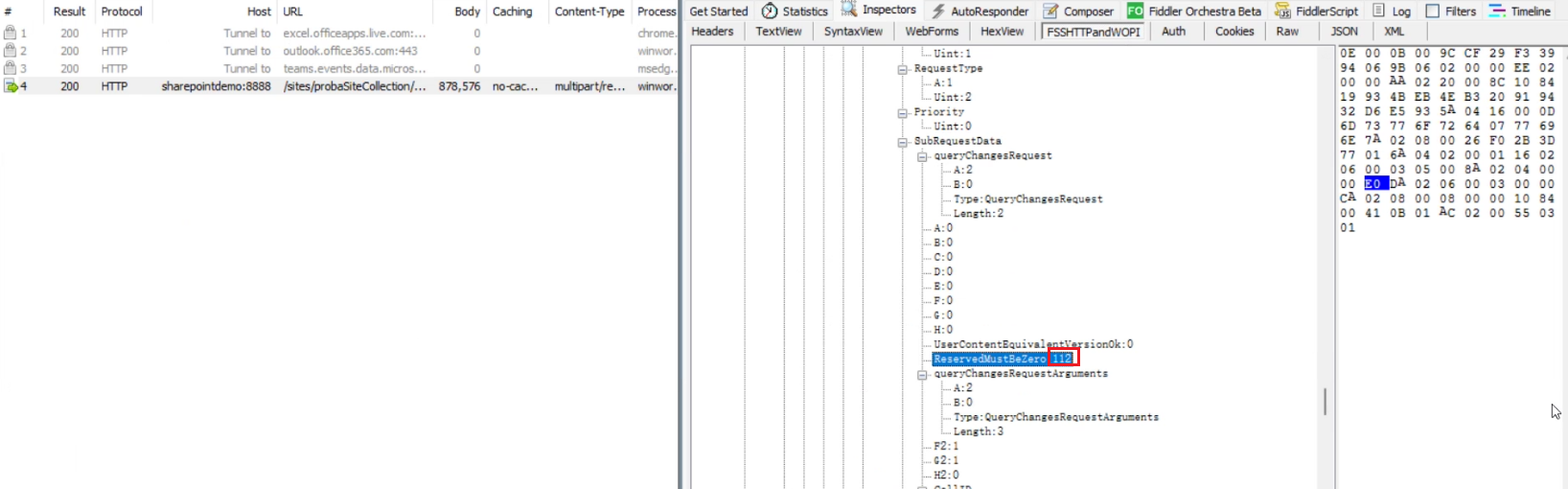 QueryChange sub-request missing bits · Issue #86 · OfficeDev/Interop ...