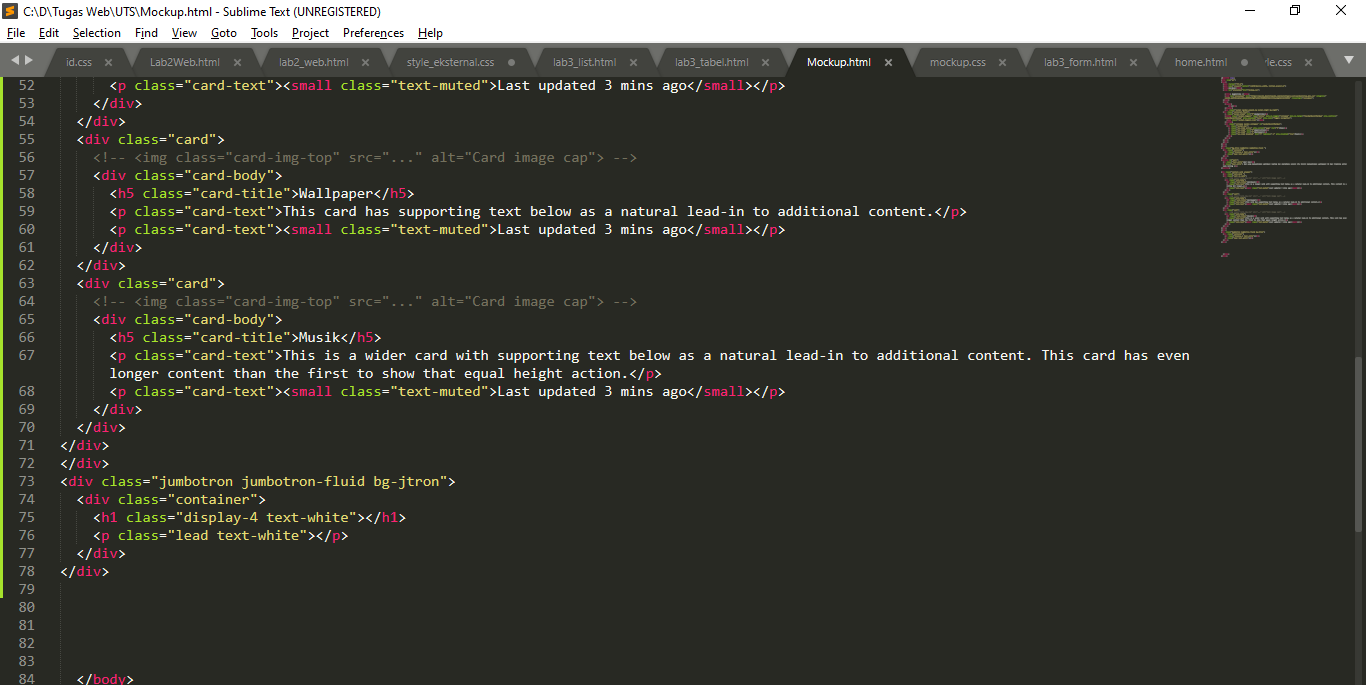 Web Nulis Code Kodingan GitHub - IlhamAdit/UTS_Pemrograman_web