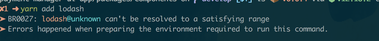 [Bug] can't be resolved to a satisfying range error · Issue #1606 ...