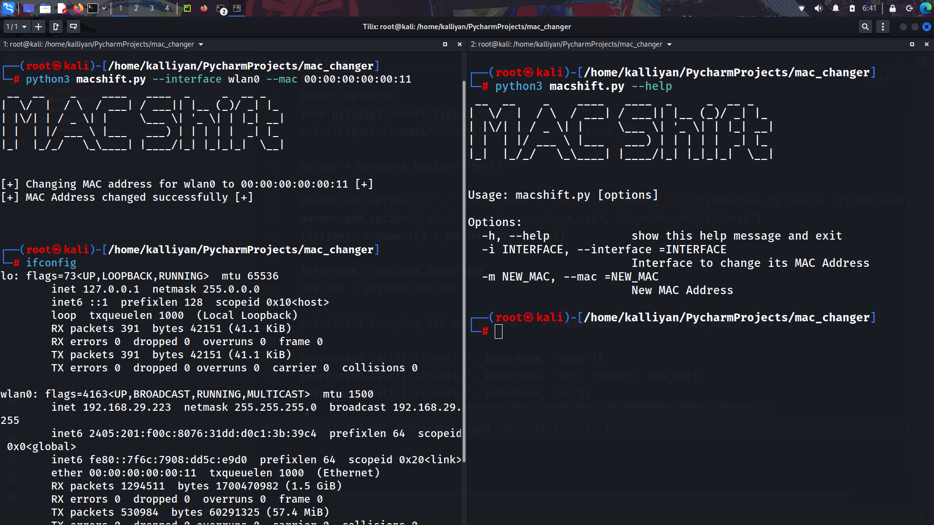 GitHub sourabmkalliyan/macshift The MAC Address Changer Tool is a