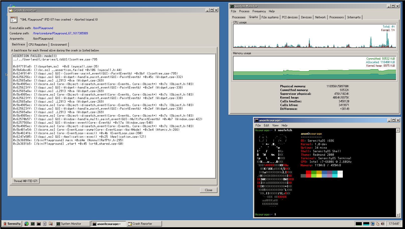 Crash Code Gml Playground: @GUI::MultiView Crash · Issue #6079 · SerenityOS/serenity ...