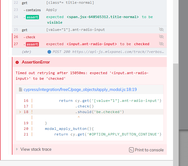 Issue with radio button I cannot check the radio the code from
