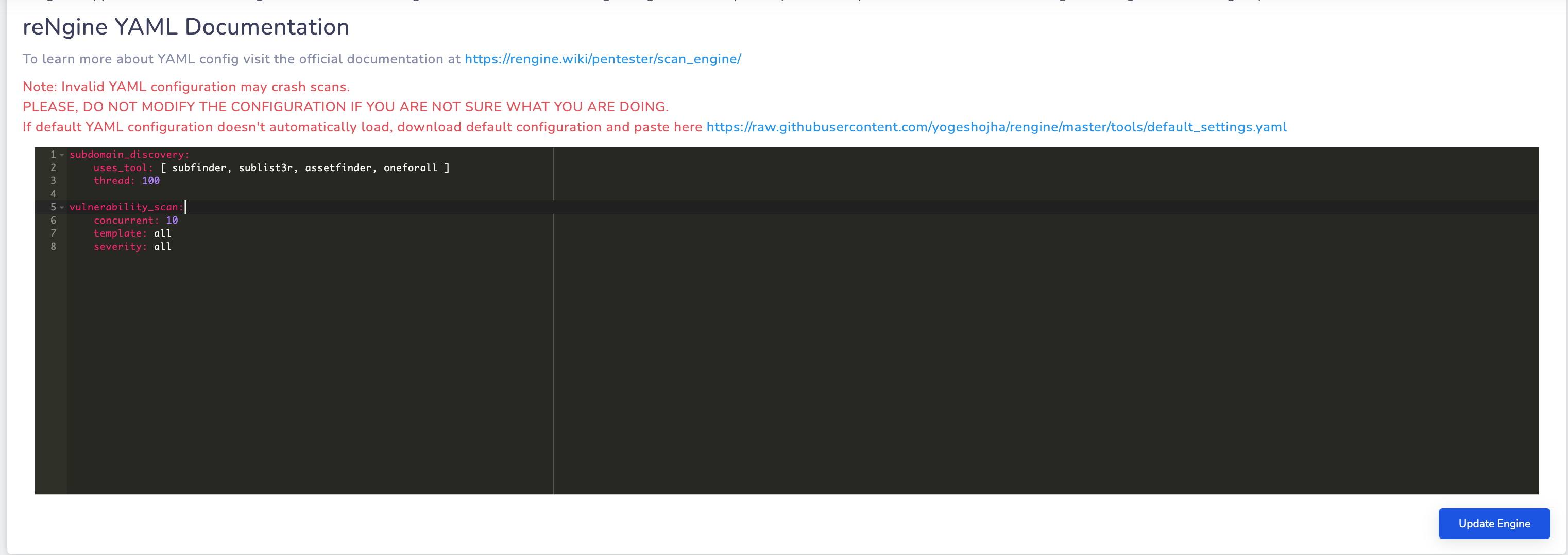 Can't see vulnerability scan results. · Issue #371 · yogeshojha/rengine ...