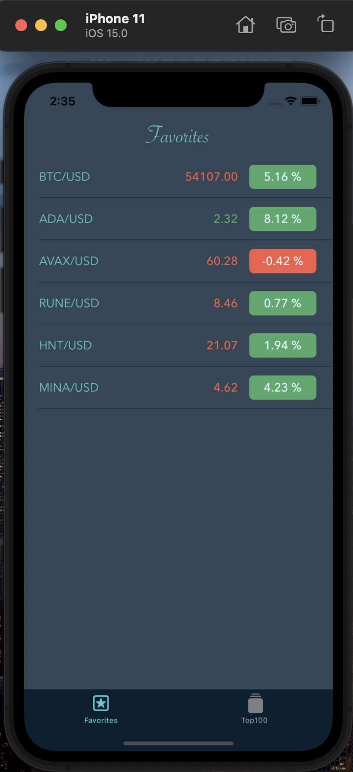 GitHub - OzanBas/EasyCrypto: A simple cryptocurrency price tracker. My ...