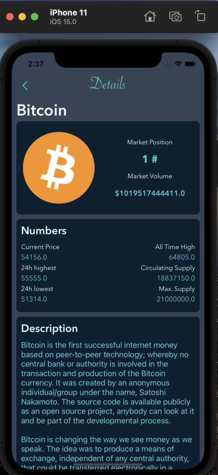 GitHub - OzanBas/EasyCrypto: A simple cryptocurrency price tracker. My ...