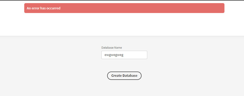 Problem with creation of a database · Budibase budibase · Discussion ...