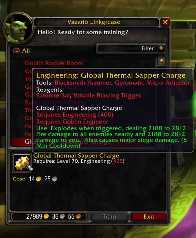 Goblin and Gnomish engineering accessible at same time · Issue 443