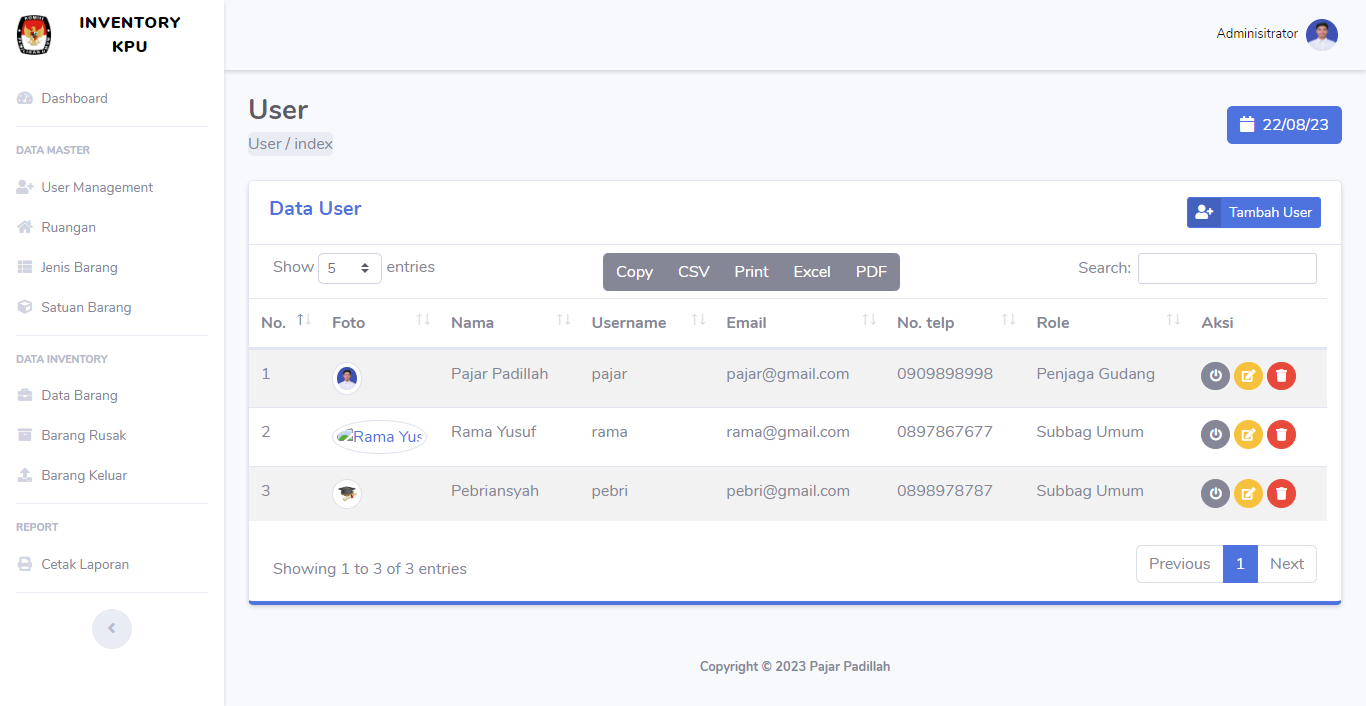 GitHub PajarPadillah/inventorymanagement Sistem Manajemen