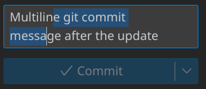 Text highlighting issue in commit message text box · Issue #174042 ...