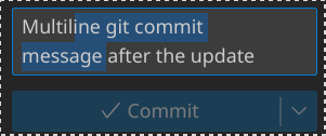 Text highlighting issue in commit message text box · Issue #174042 ...