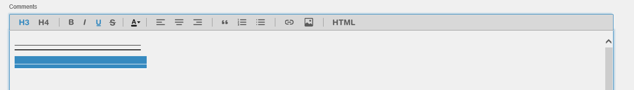 styling on whitespace