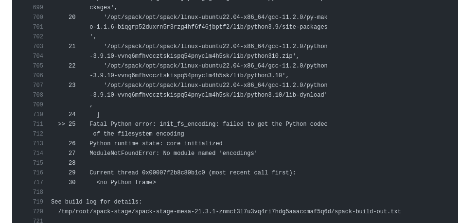 hip failing: python encodings missing · Issue #87 · rse-ops/docker ...