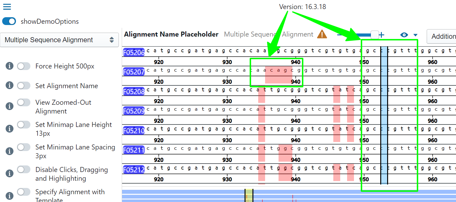 UI Bug - Shift in Highlighting Mismatches and Selection when Browser ...