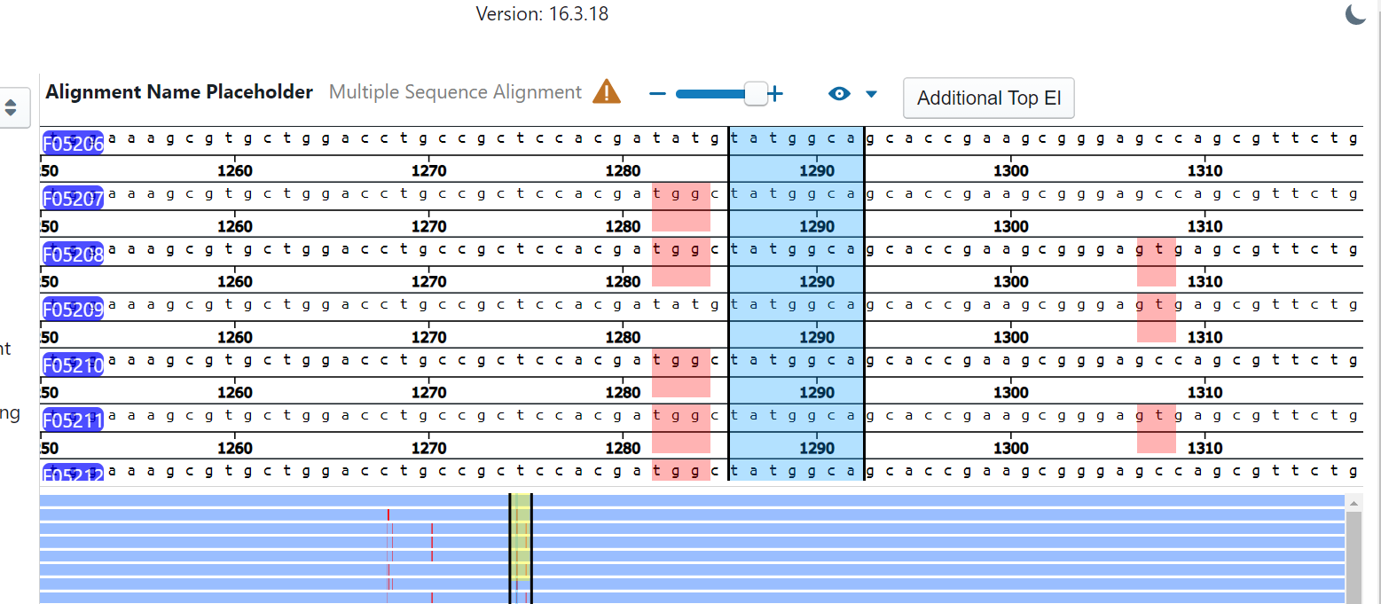UI Bug - Shift in Highlighting Mismatches and Selection when Browser ...