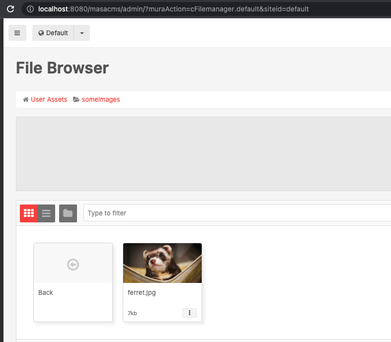 File Manager does not work · Issue #86 · MasaCMS/MasaCMS · GitHub