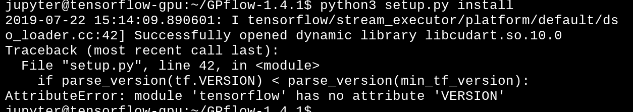 Installation from source fails · Issue #1008 · GPflow/GPflow · GitHub
