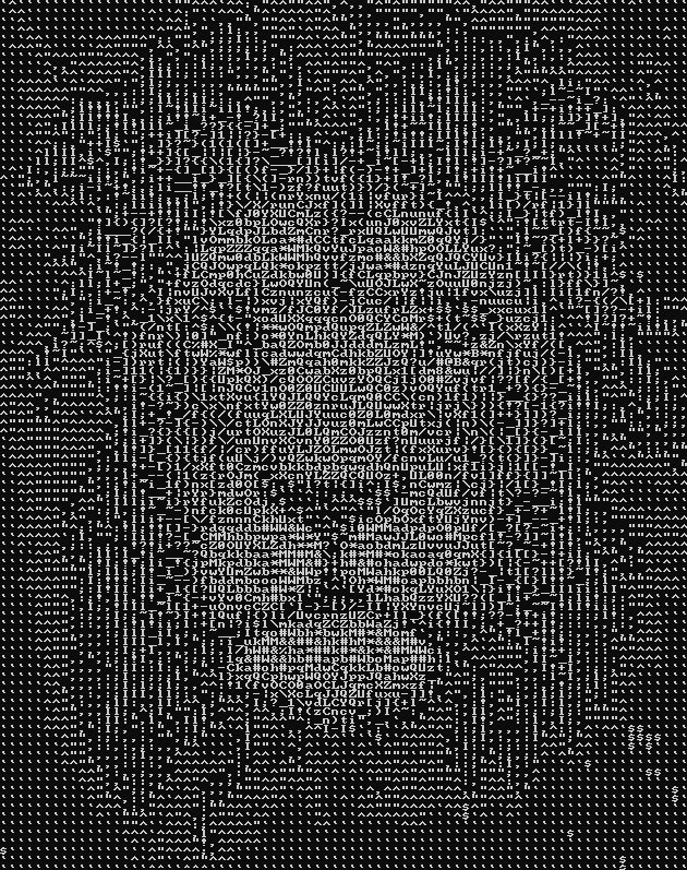 GitHub - nataliewutc/ASCIIArt: Turn any picture into ASCII art