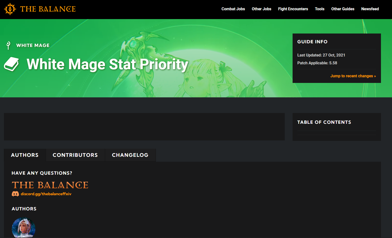 Stats Pages Not Working Issue 1000 The Balance FFXIV balance