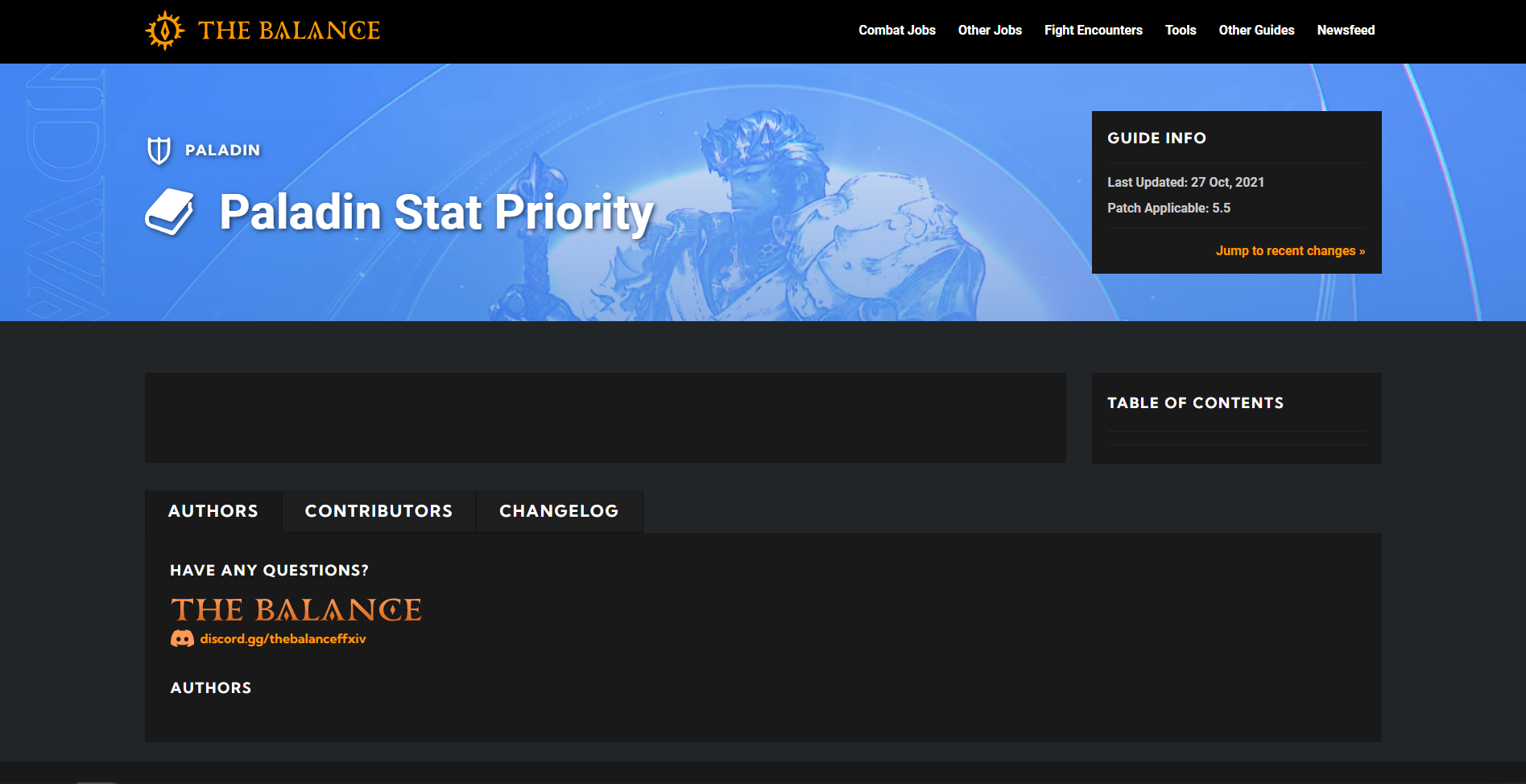 Stats Pages Not Working Issue 1000 The Balance FFXIV balance
