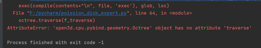 Can't findTraversing an Octree in Python · Issue #3227 · isl-org/Open3D ...