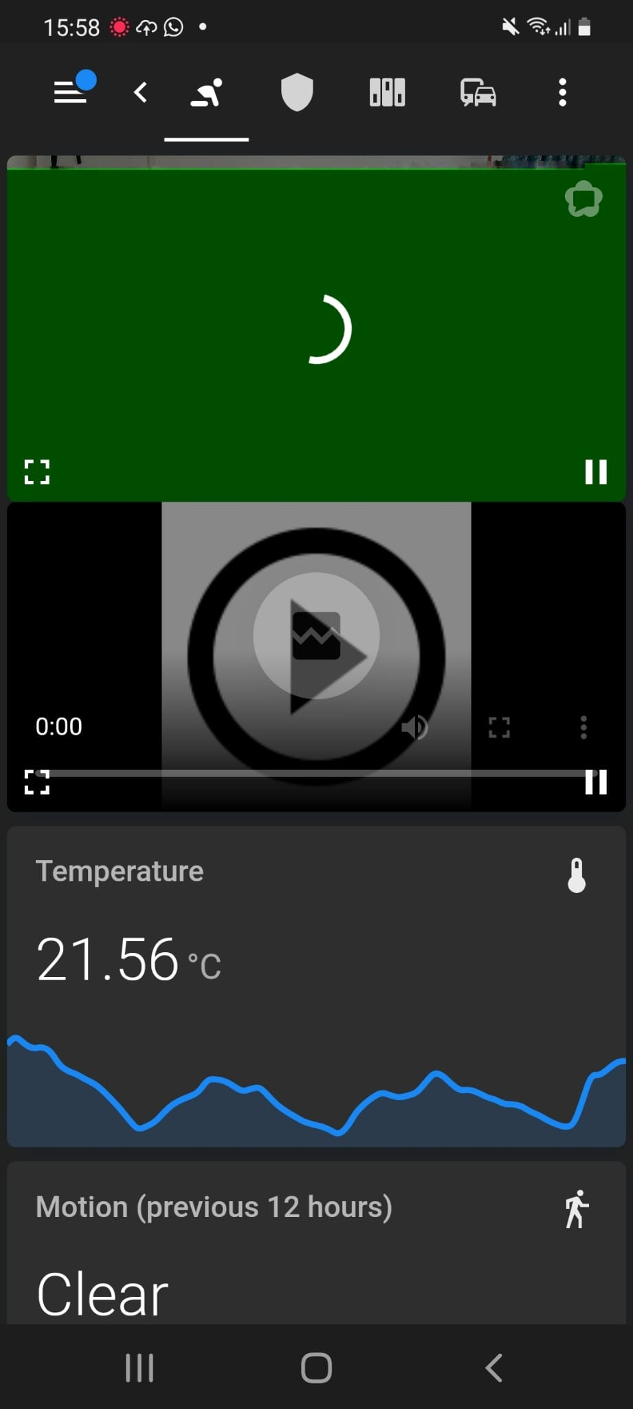View on small browser widths and in Android mobile app shows 2 media