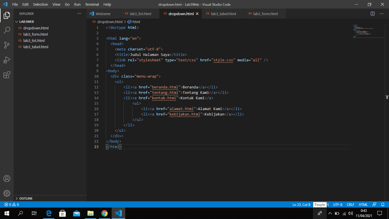 GitHub - WahyuHadyFatta/Lab3Web