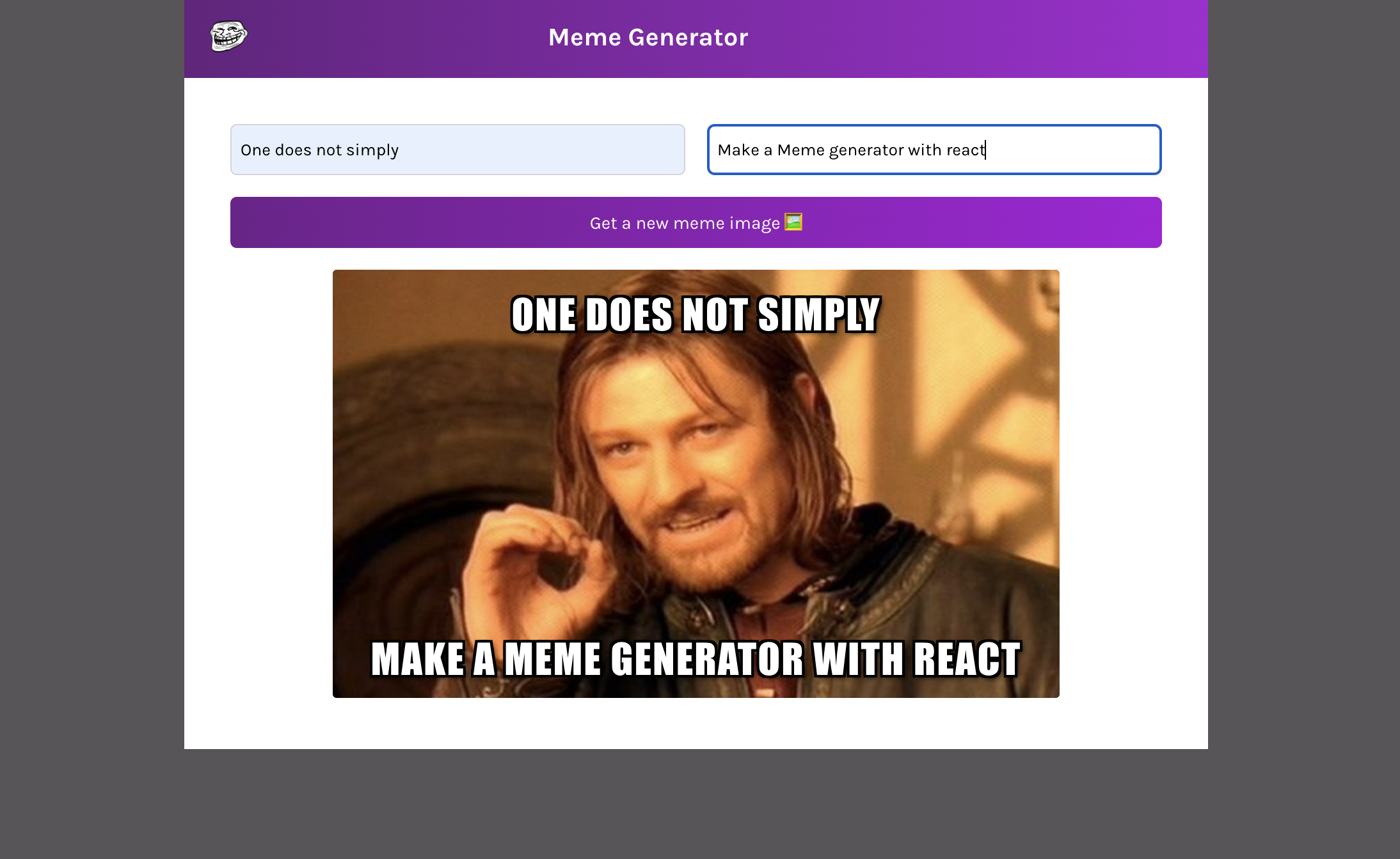 GitHub - MateuszKomasara/meme-generator-react