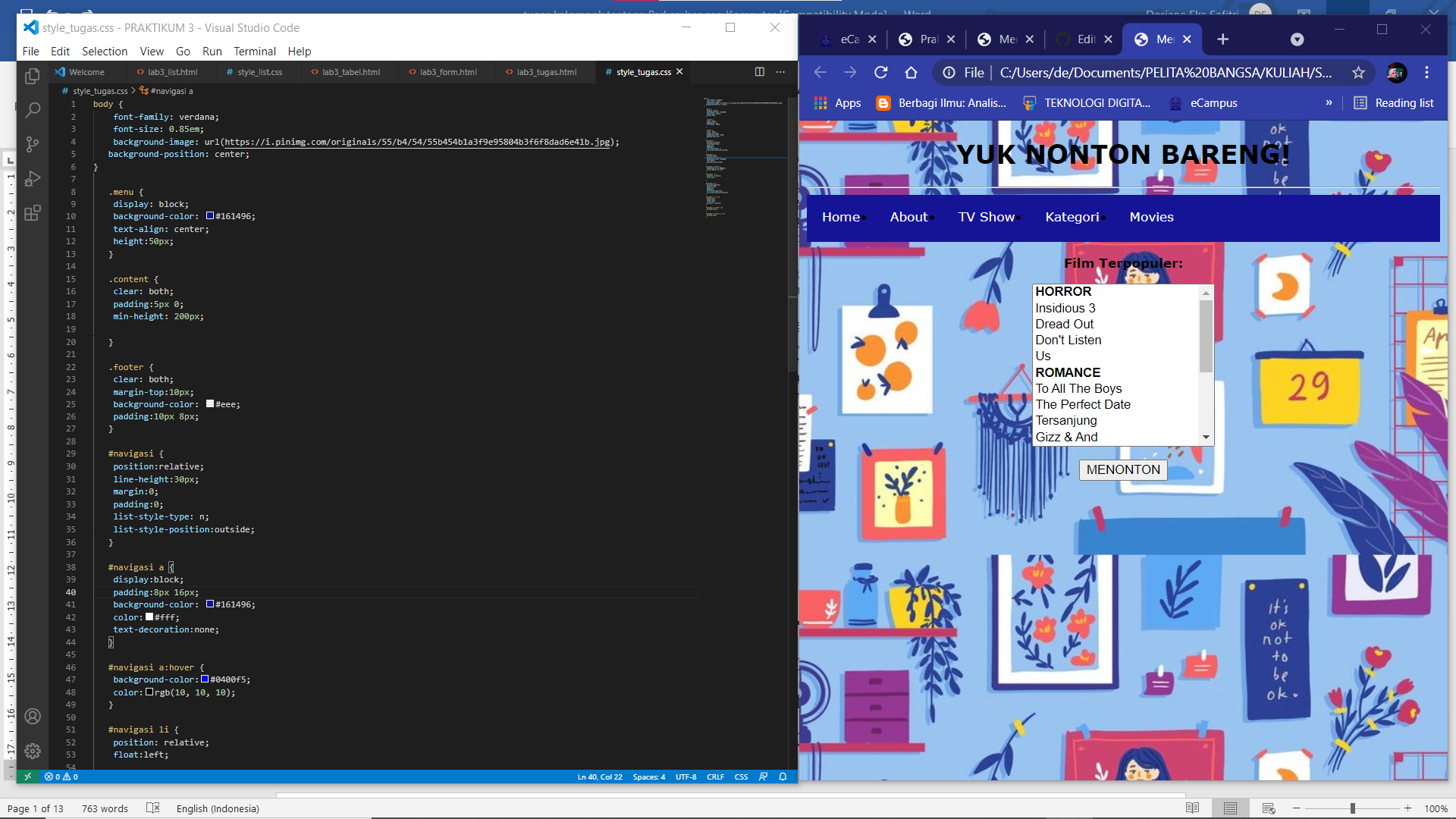 GitHub - safitridesiana/Lab3Web: Belajar Dropdown Menu dan Listbox