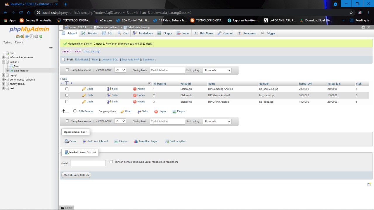 GitHub - safitridesiana/Lab8Web: PHP Database - Data Barang · GitHub