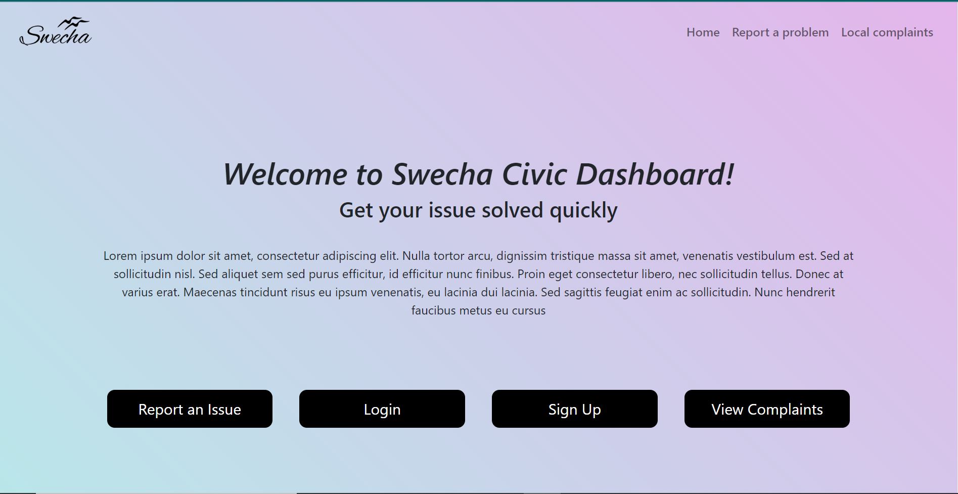 GitHub - Rohit-Kore25/Civic-Dashboard