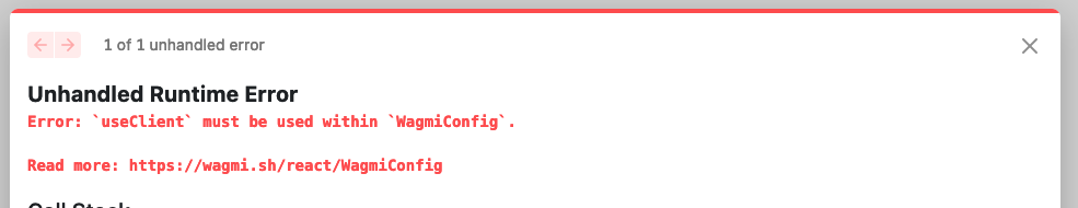 Issues with Nextjs 13 App Directory: "`useClient` must be used within ...